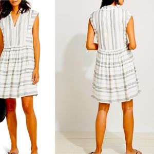 NWT Vineyard Vines vinyeard vines Mini Pom Stripe Cover-Up Dress - Medium